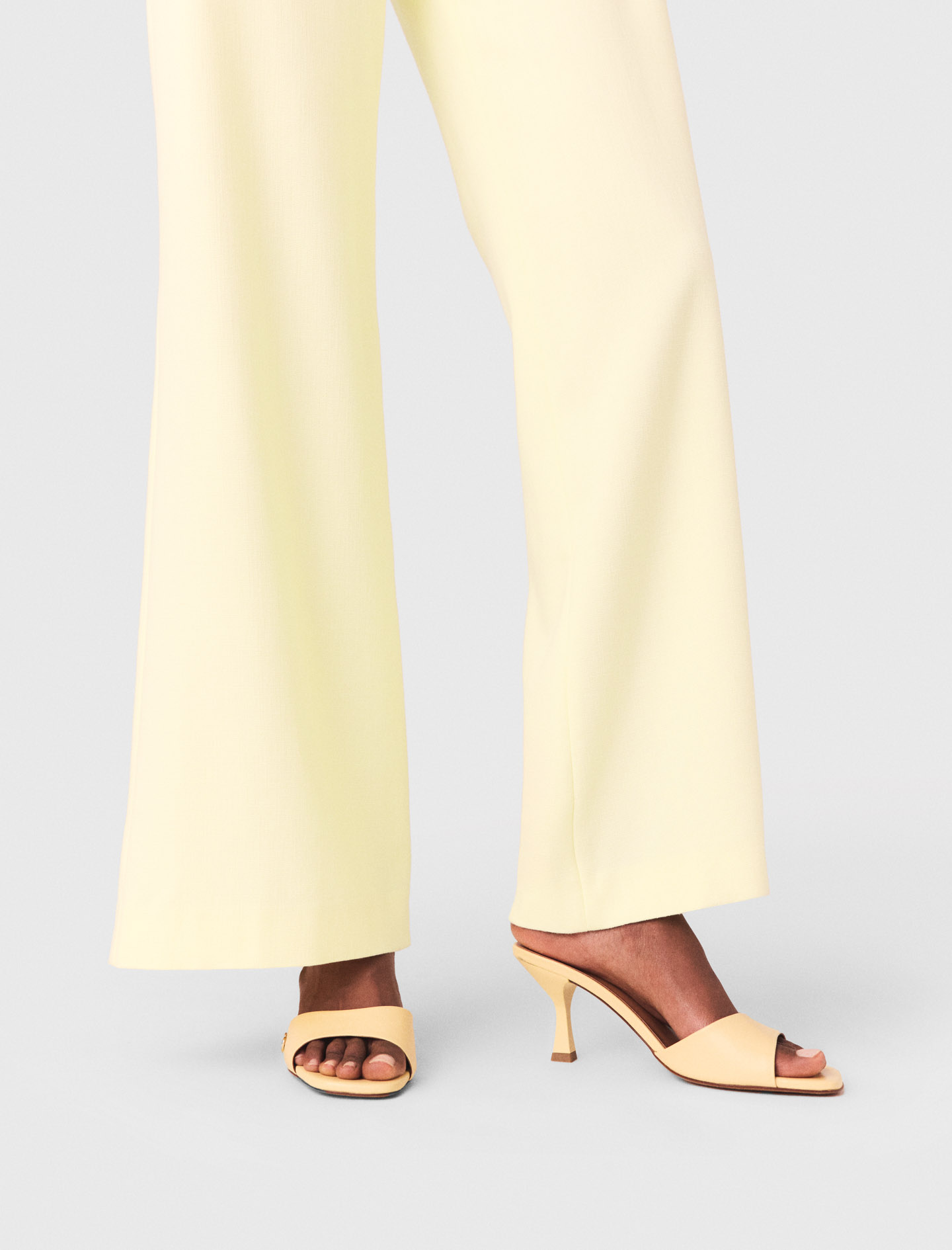 Leather mules - Yellow