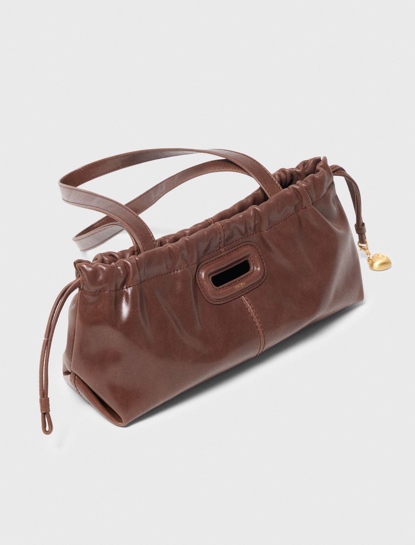 Vintage leather Milpli Gazette - Brown