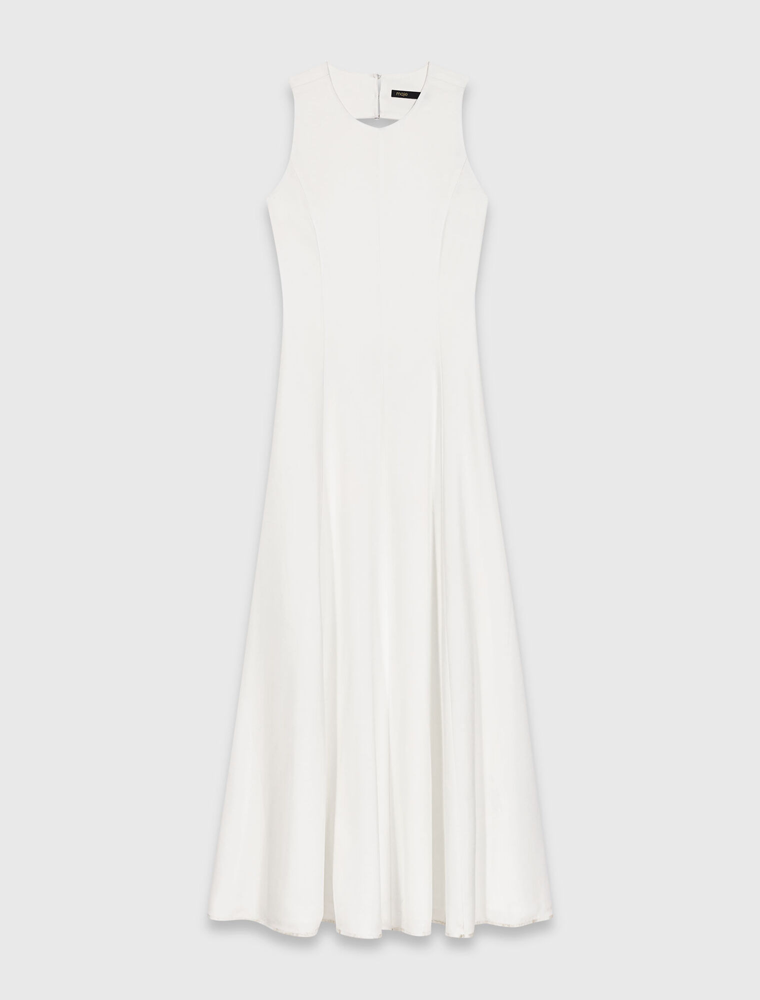 Backless midi dress - White