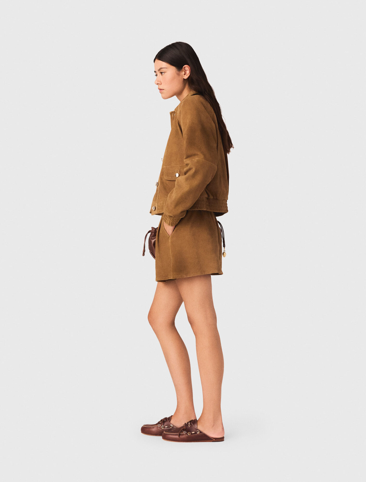 Suede jacket - Brown
