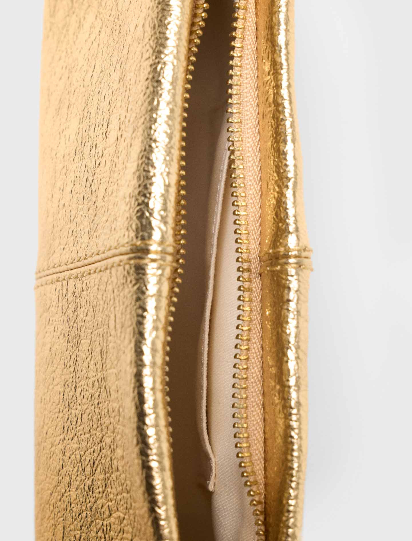 Metallic Miss M clutch bag - Gold