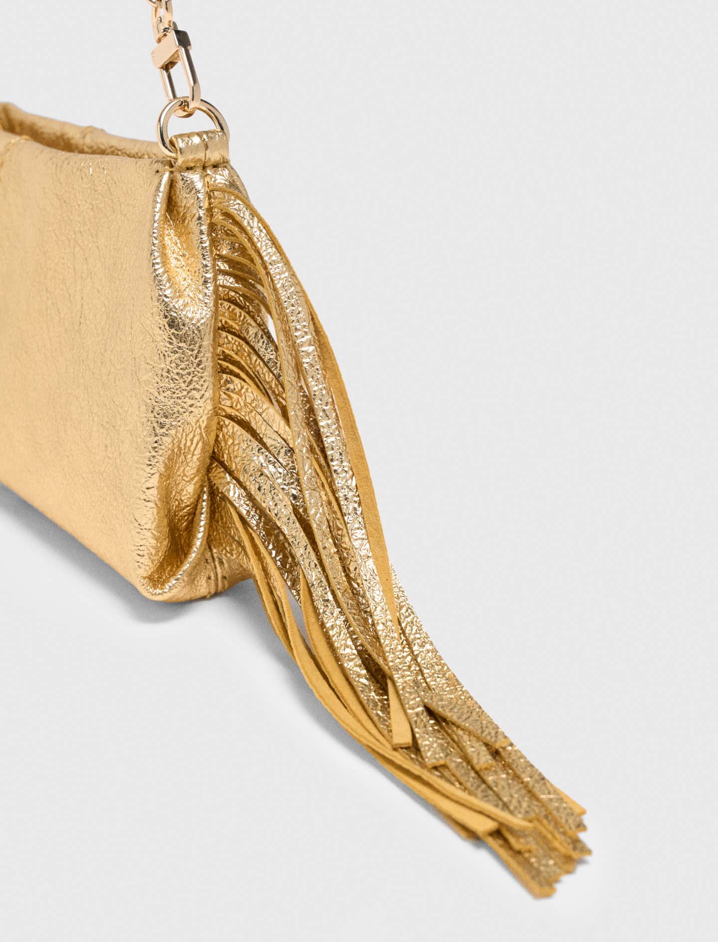 Metallic Miss M clutch bag - Gold