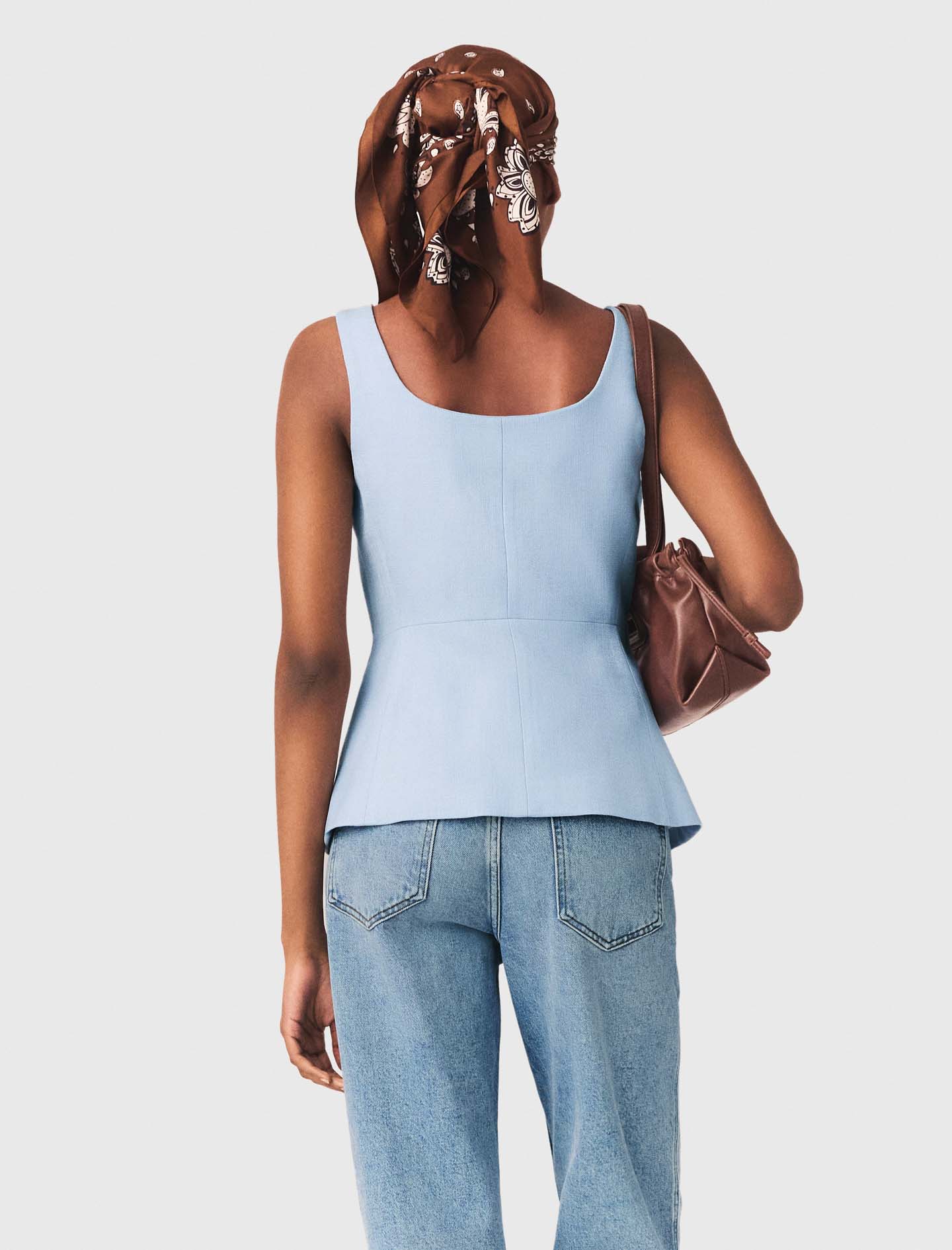 Long tailored jacket - Blue