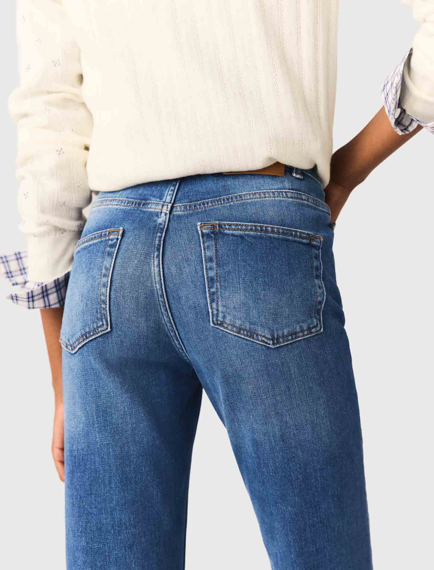 Denim jeans with pockets - Blue
