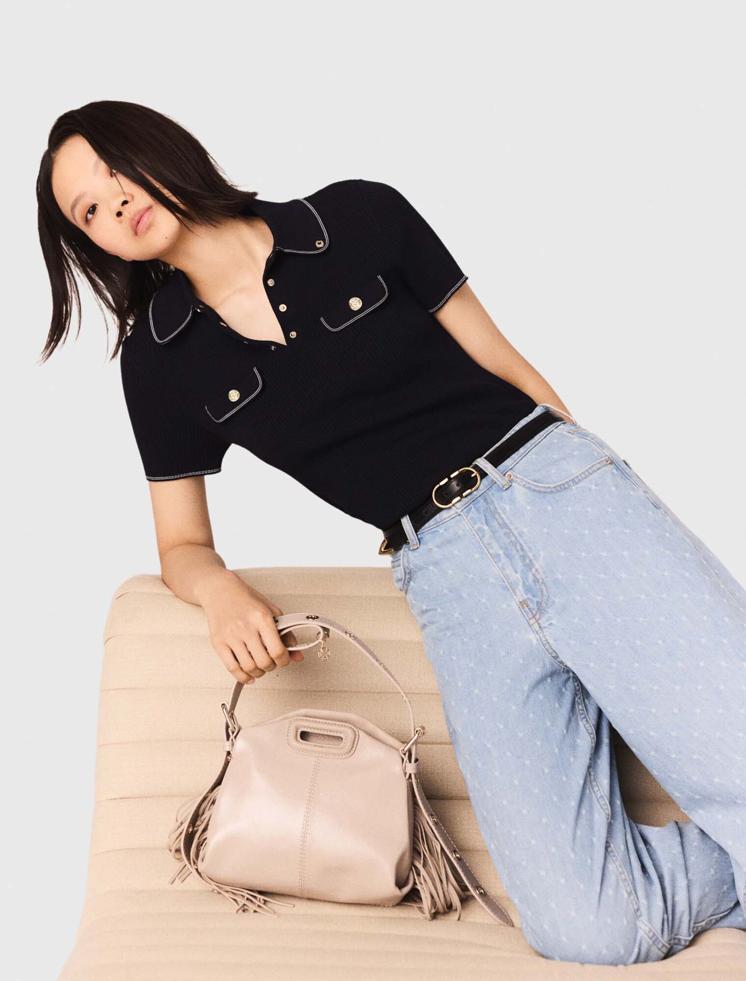 Short sleeve polo shirt - Navy