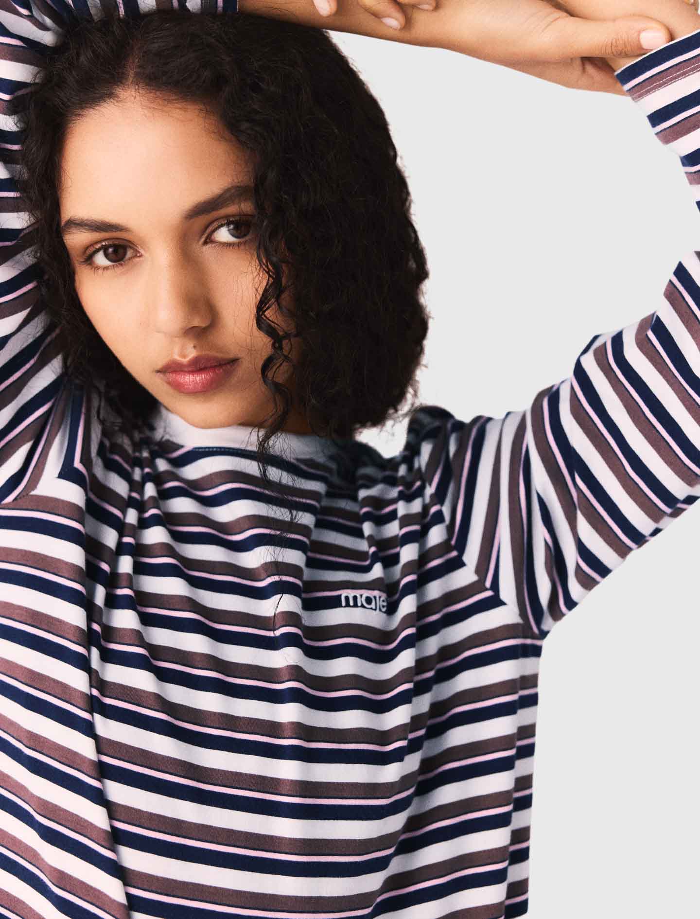 Striped Tshirt - Brown