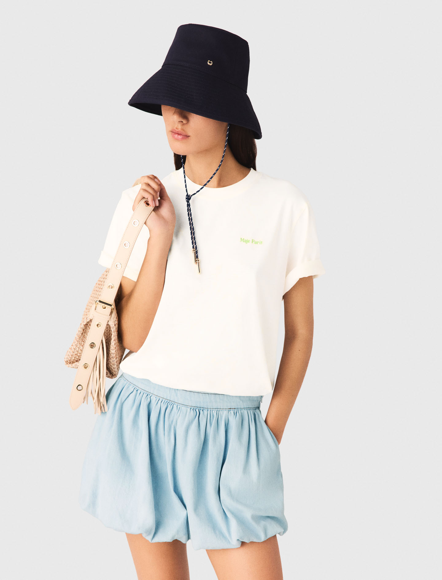 Summer print Tshirt - White