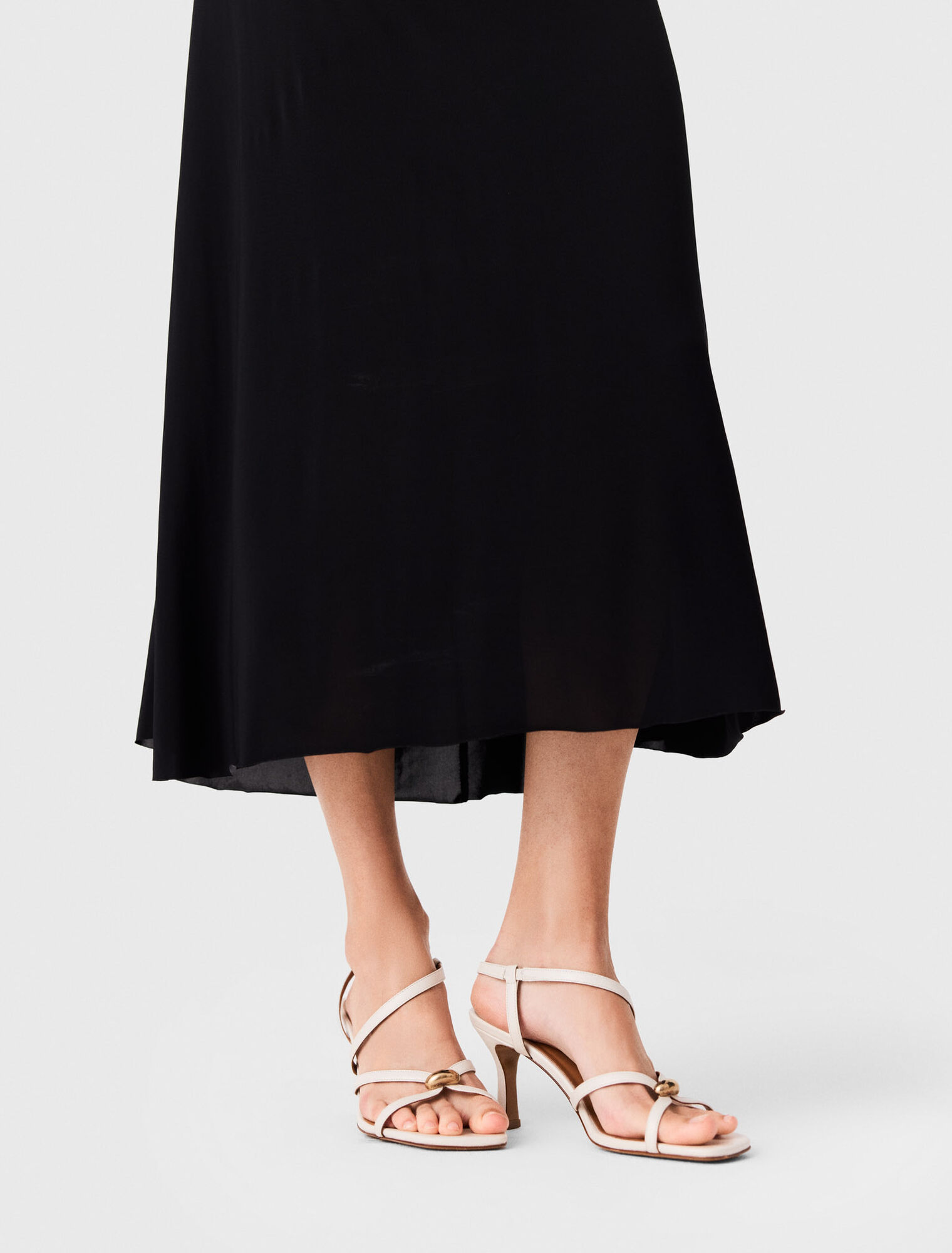 Multi-strap leather sandals - Ecru