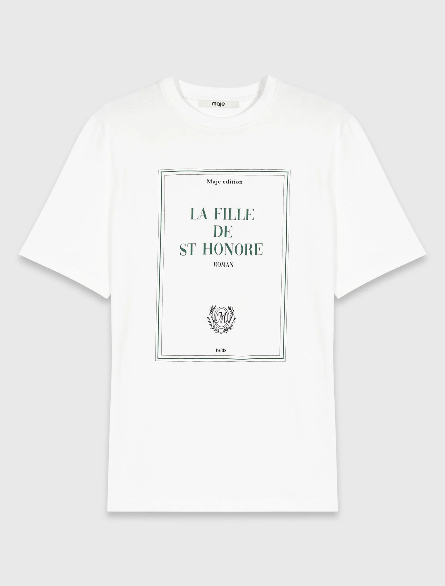 Oversized T-shirt with print - White