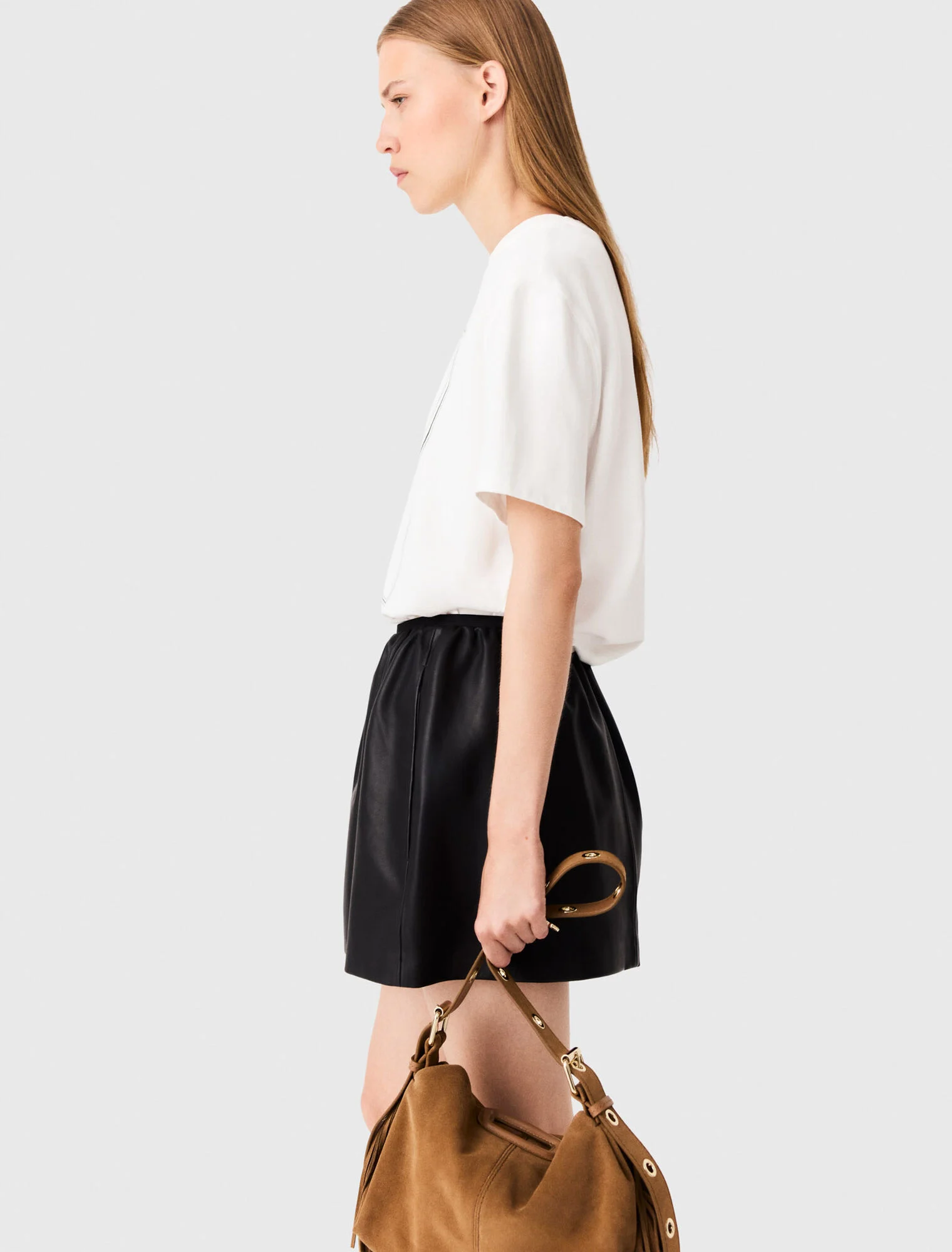 Oversized T-shirt with print - White