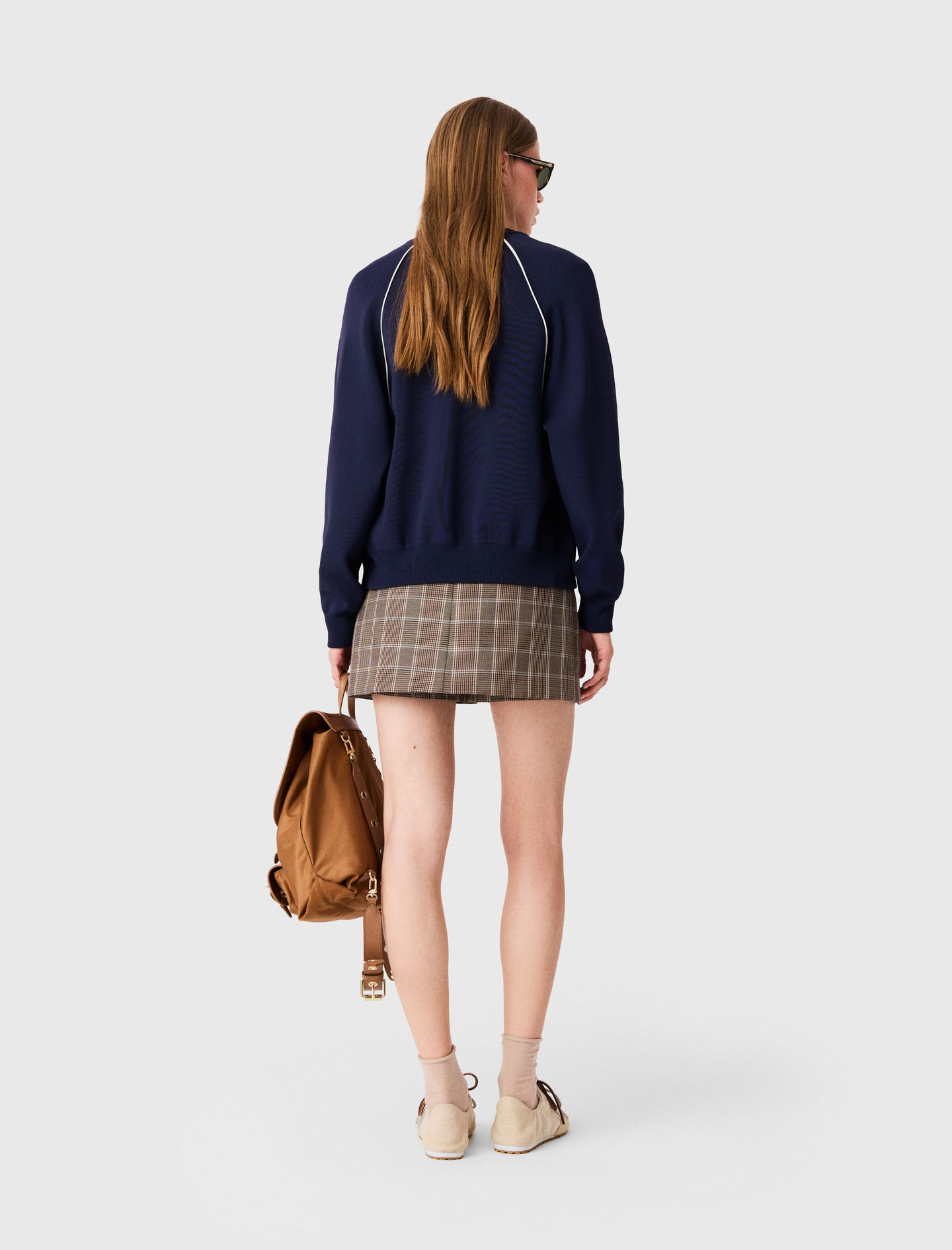 Zipped cardigan - Navy