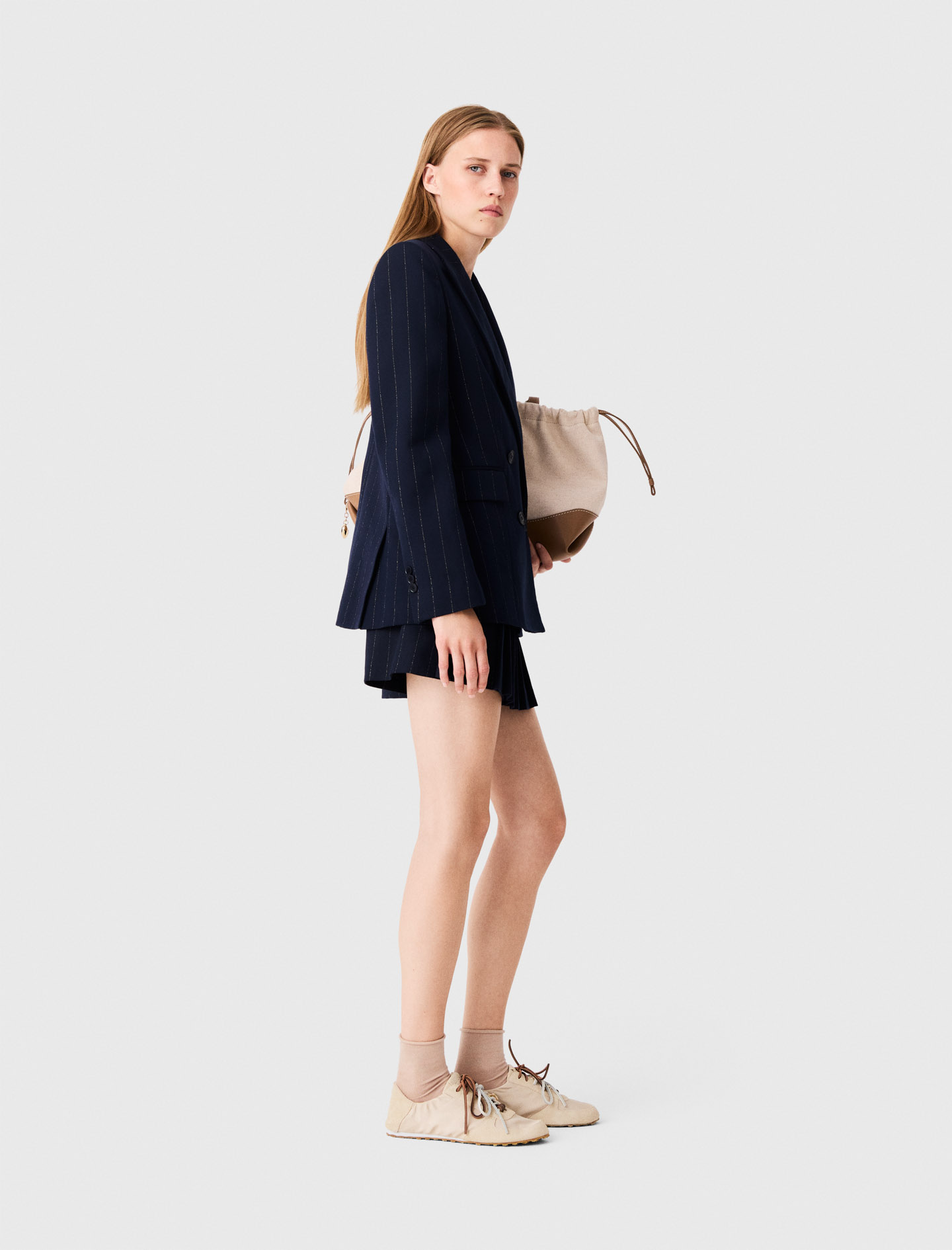 Double-breasted suit jacket - Navy