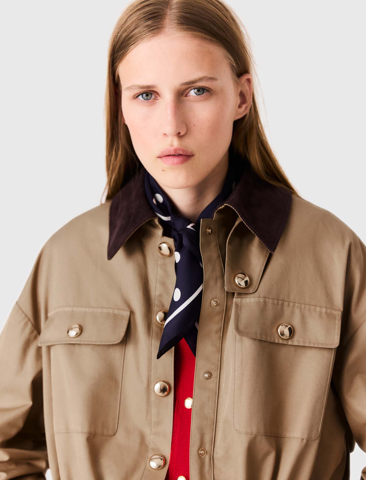 Coat with removable lining - Beige