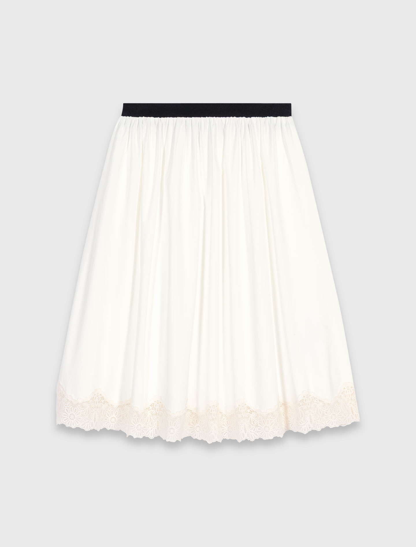 Tailored shorts with lurex - White