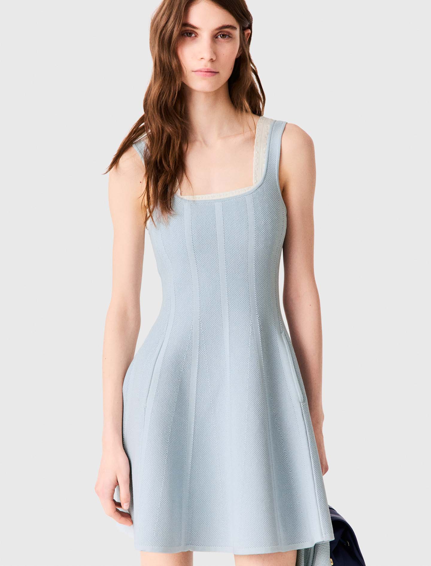 Short 2-in-1 effect dress - Blue