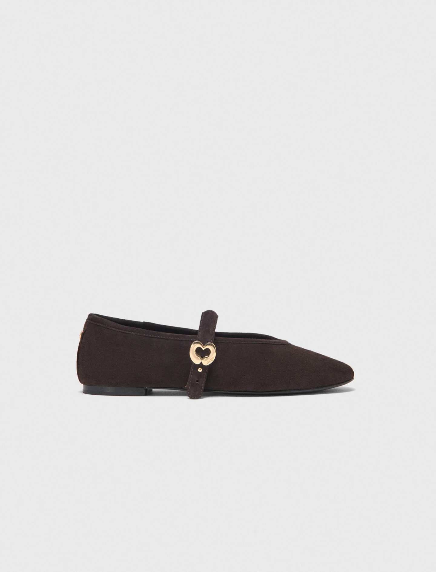 Suede ballet flats - Brown
