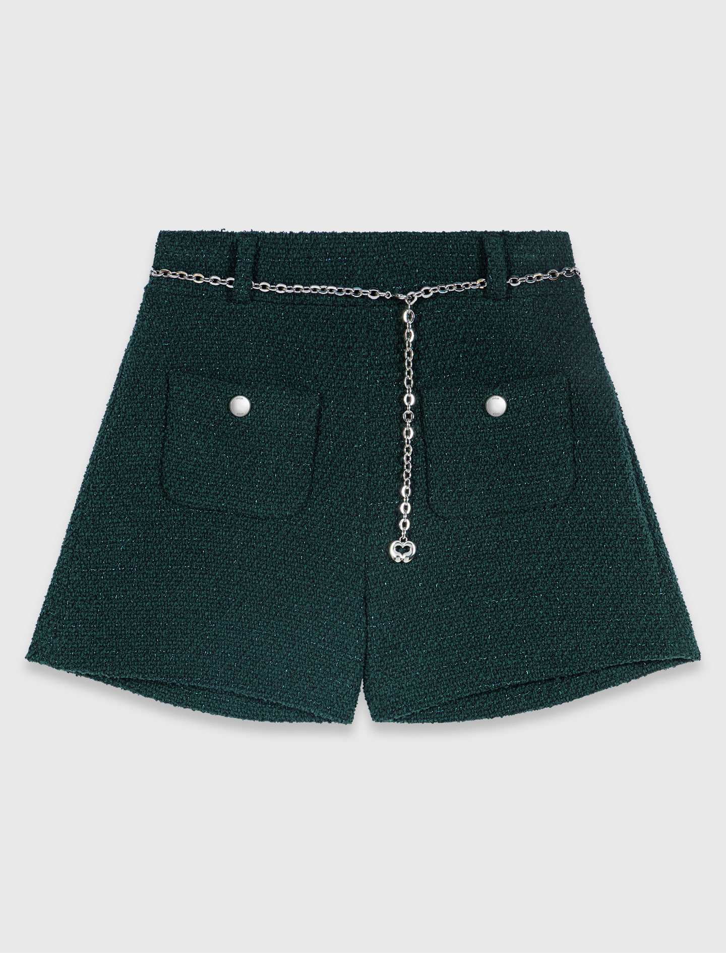Tweed shorts - Green