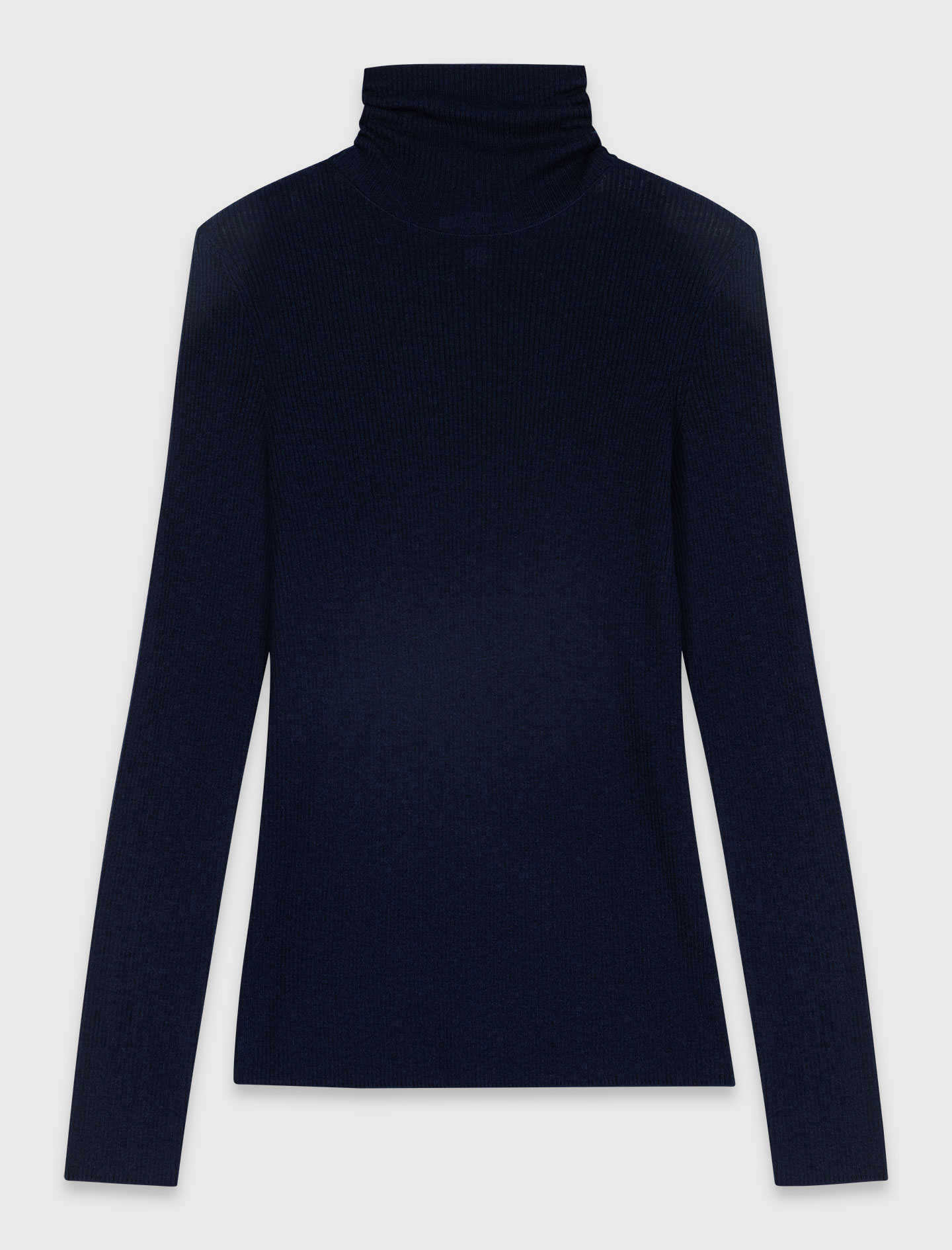 Second-skin high-neck jumper - Black