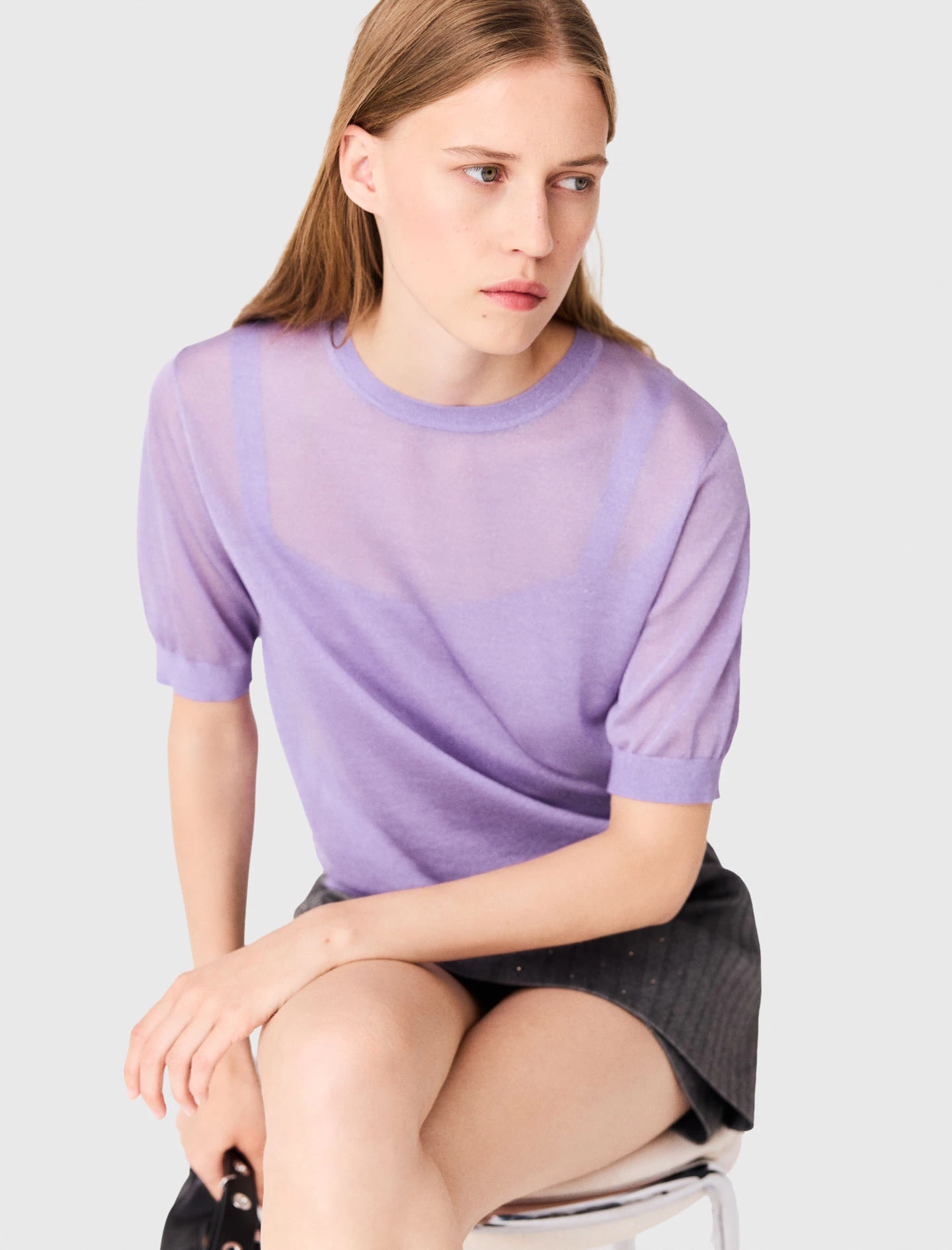 2-in-1 jumper - Mauve