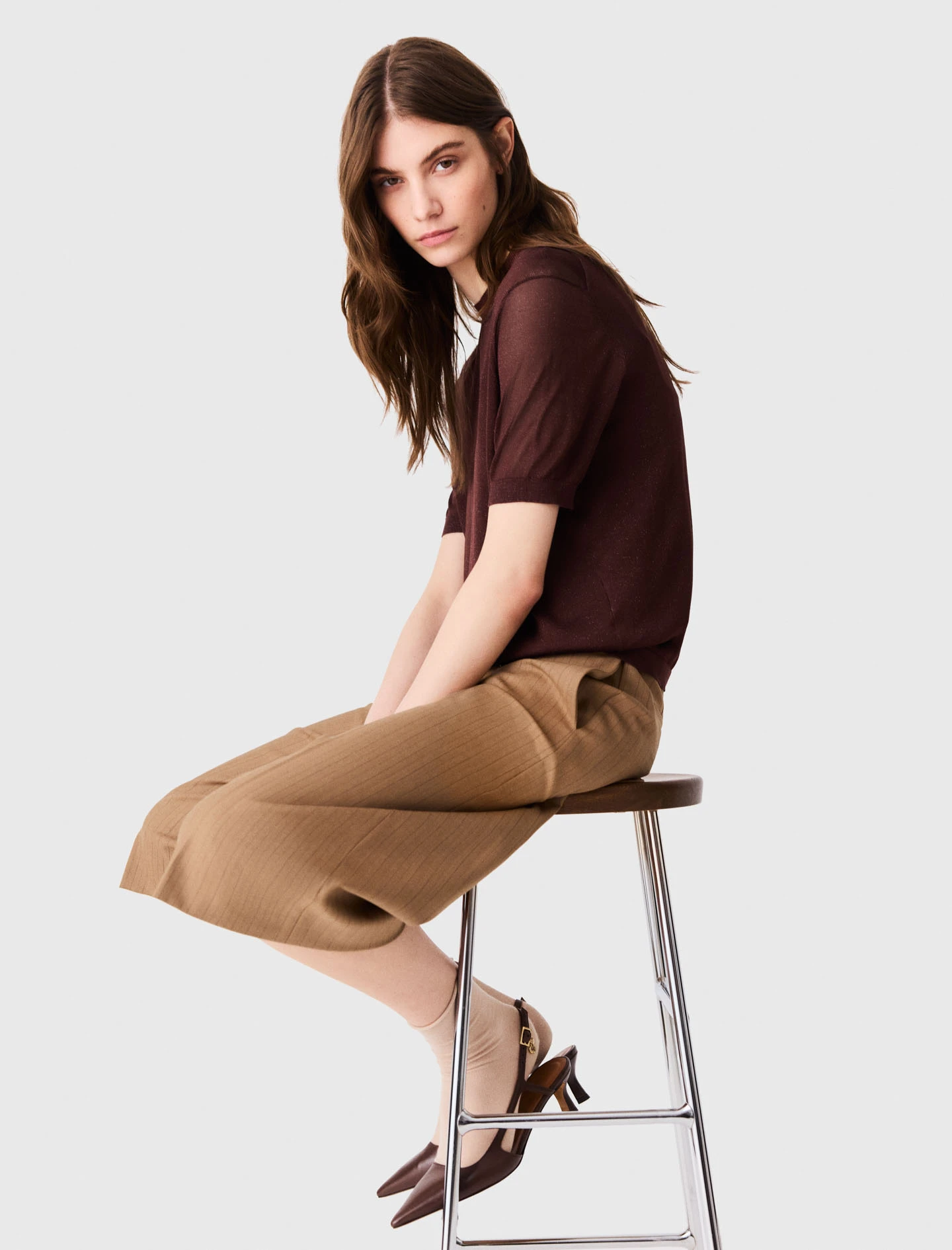 2-in-1 jumper - Brown