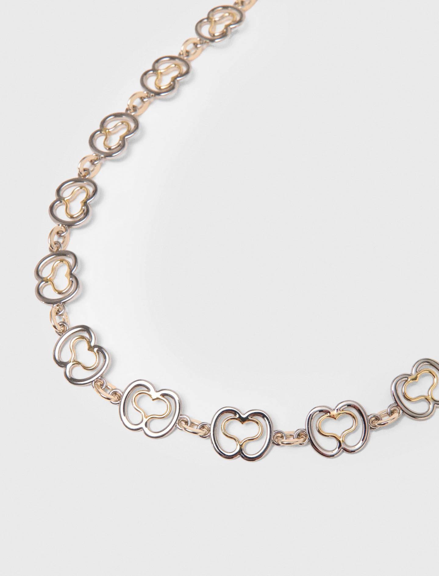 Chain belt with gold links - Gold