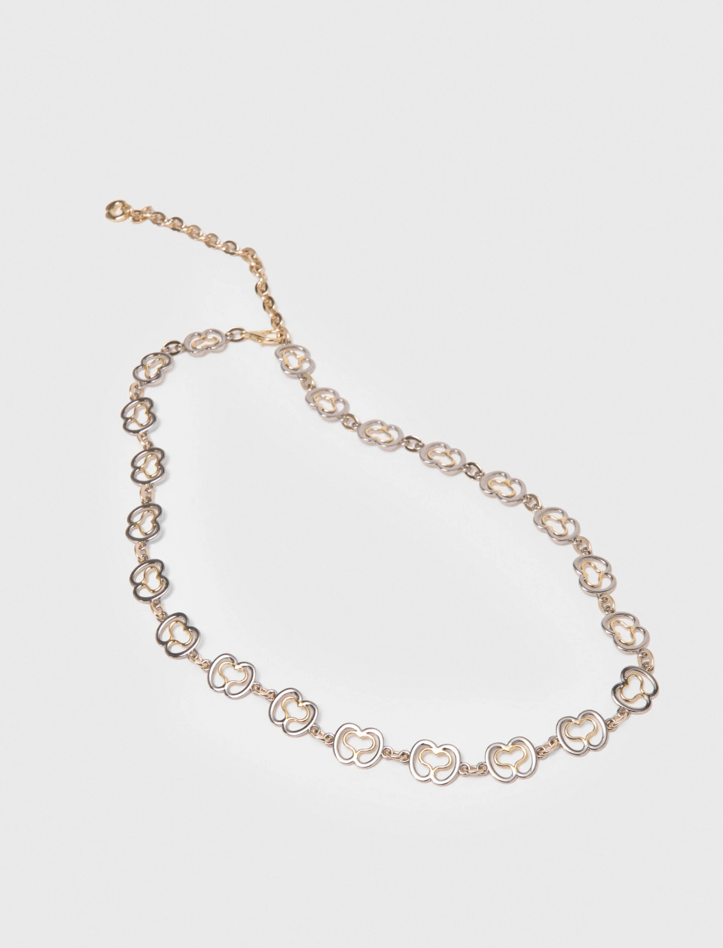 Chain belt with gold links - Gold