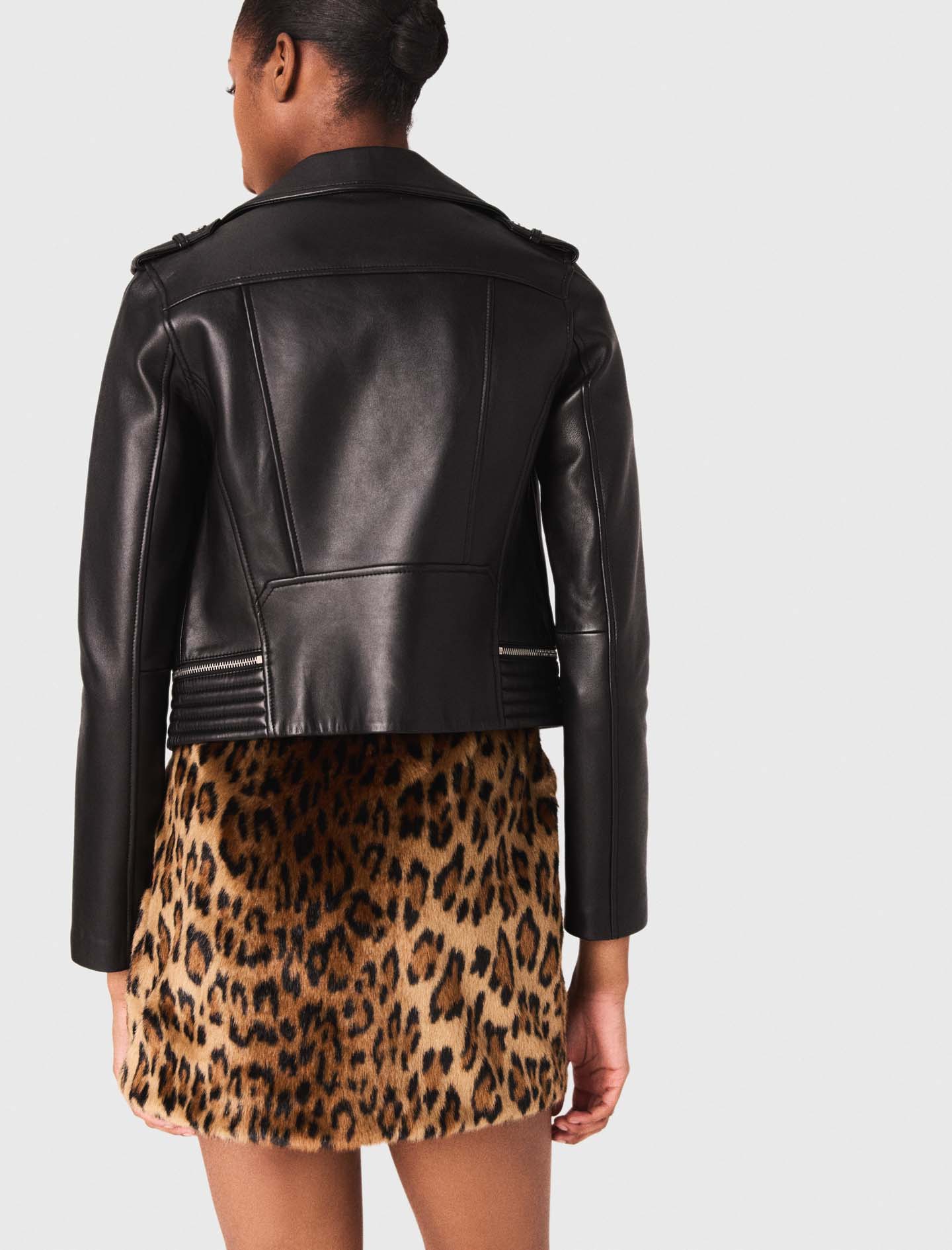Basaltm Leather Jacket - Black