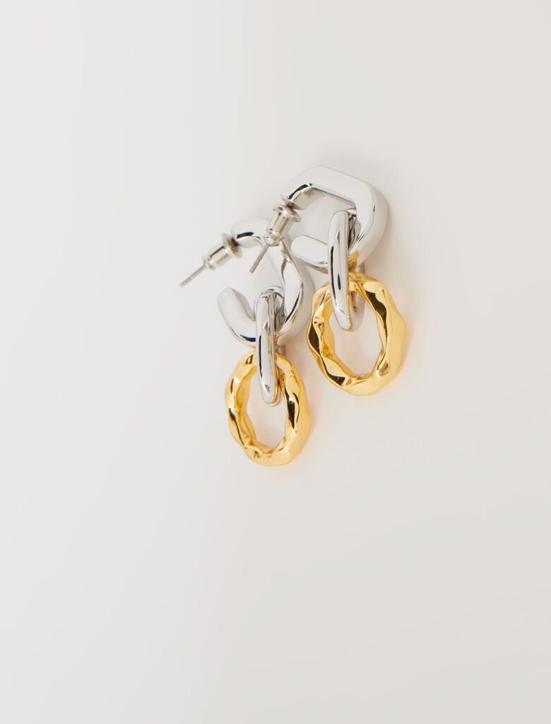 Hoop Earrings - Silver/Gold