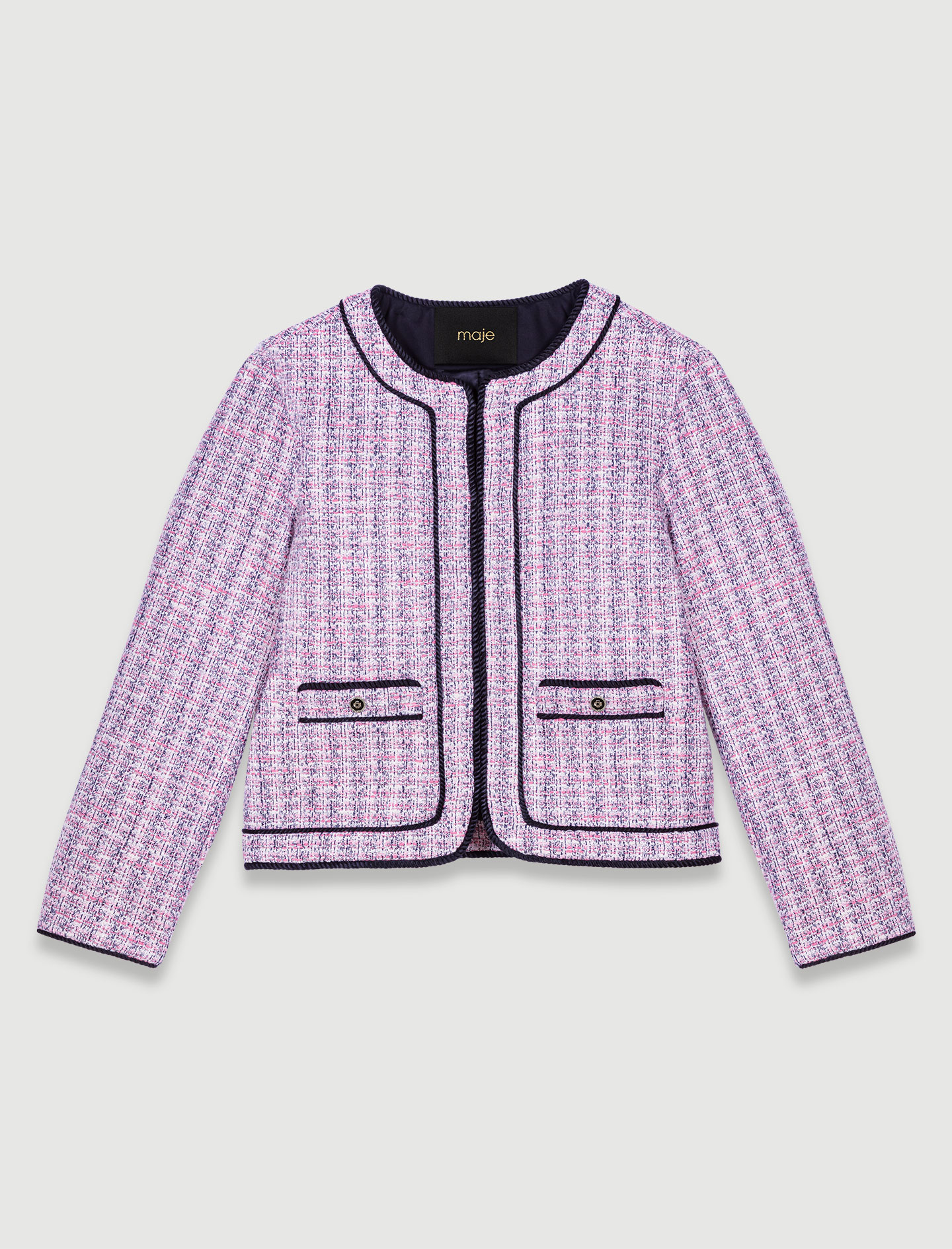 Short tweed jacket - Pink