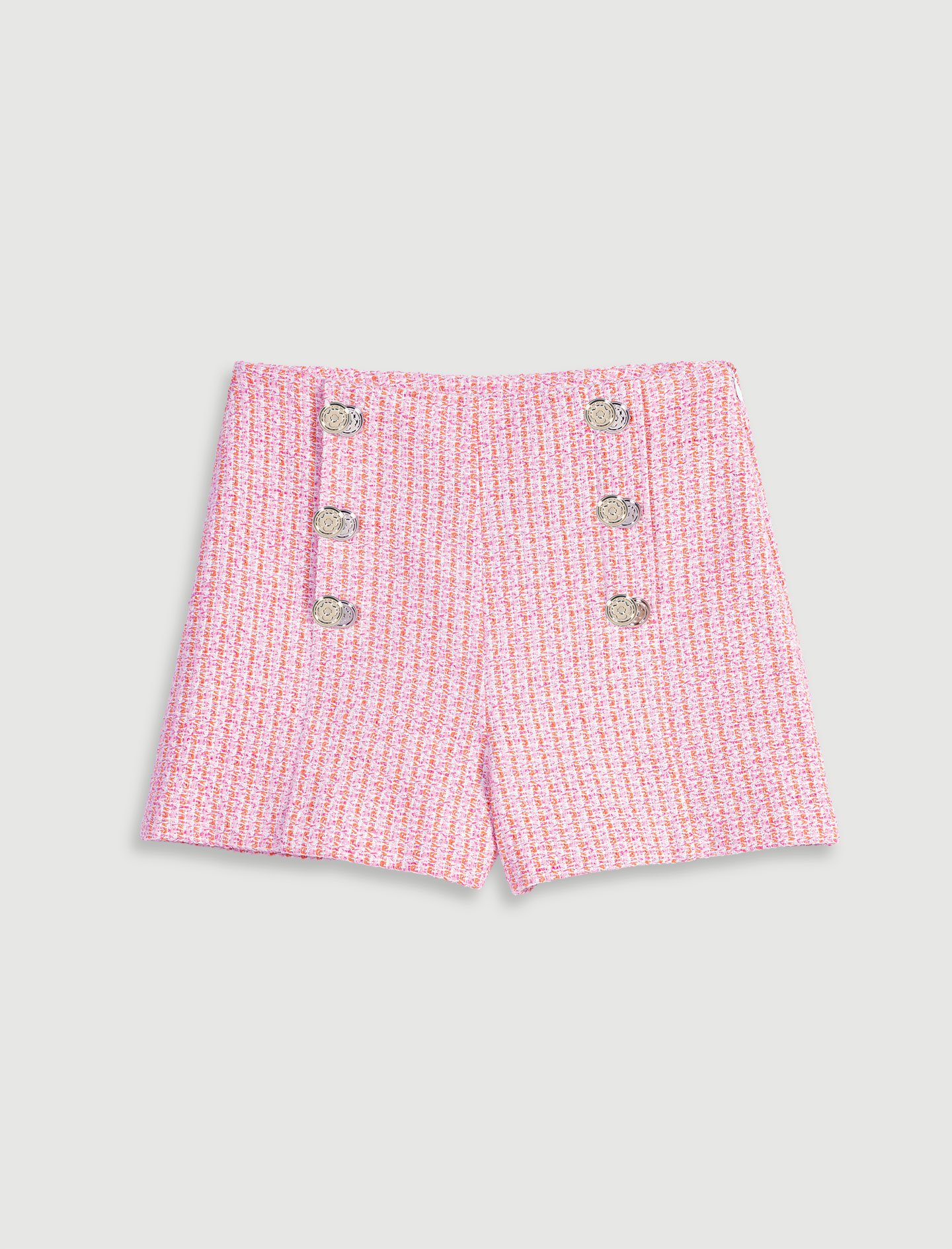 Tweed shorts  - Pink