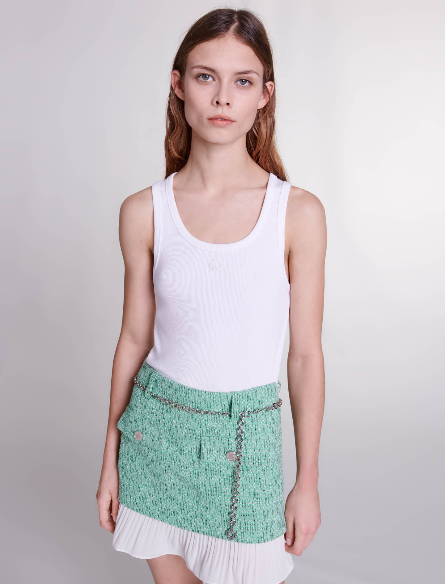 Short 2 in 1 Skirt - Green