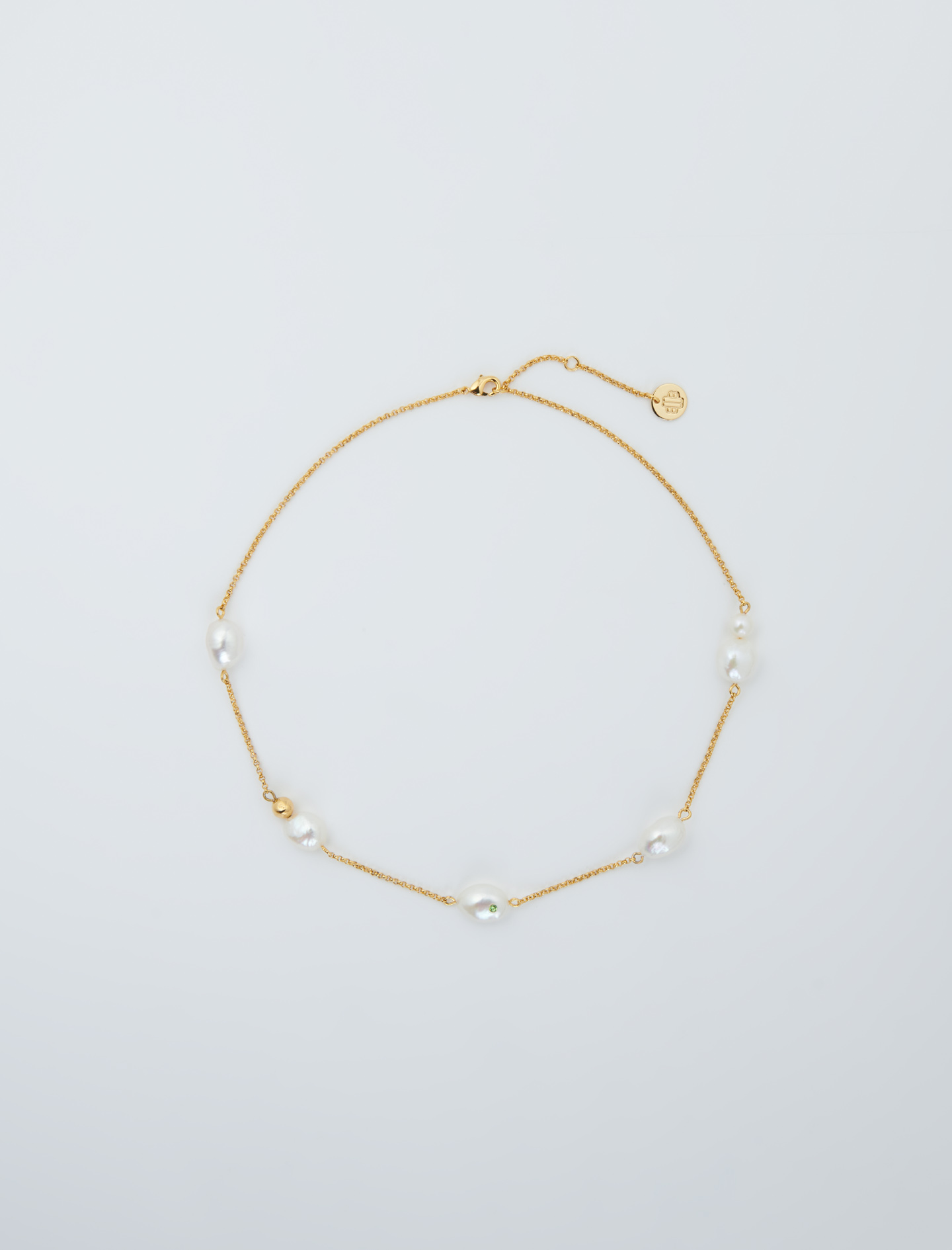 Pearl necklace  - Gold