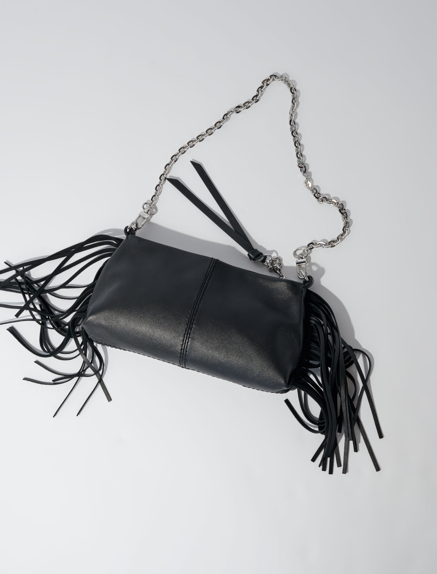 Miss M leather shoulder bag - Black