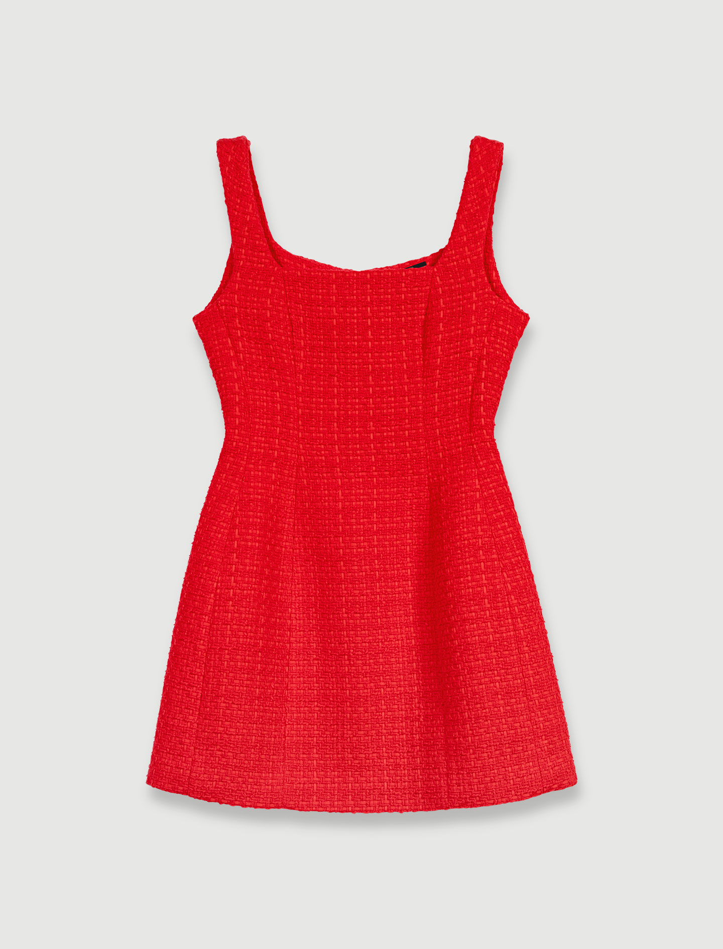 Short tweed dress - Red