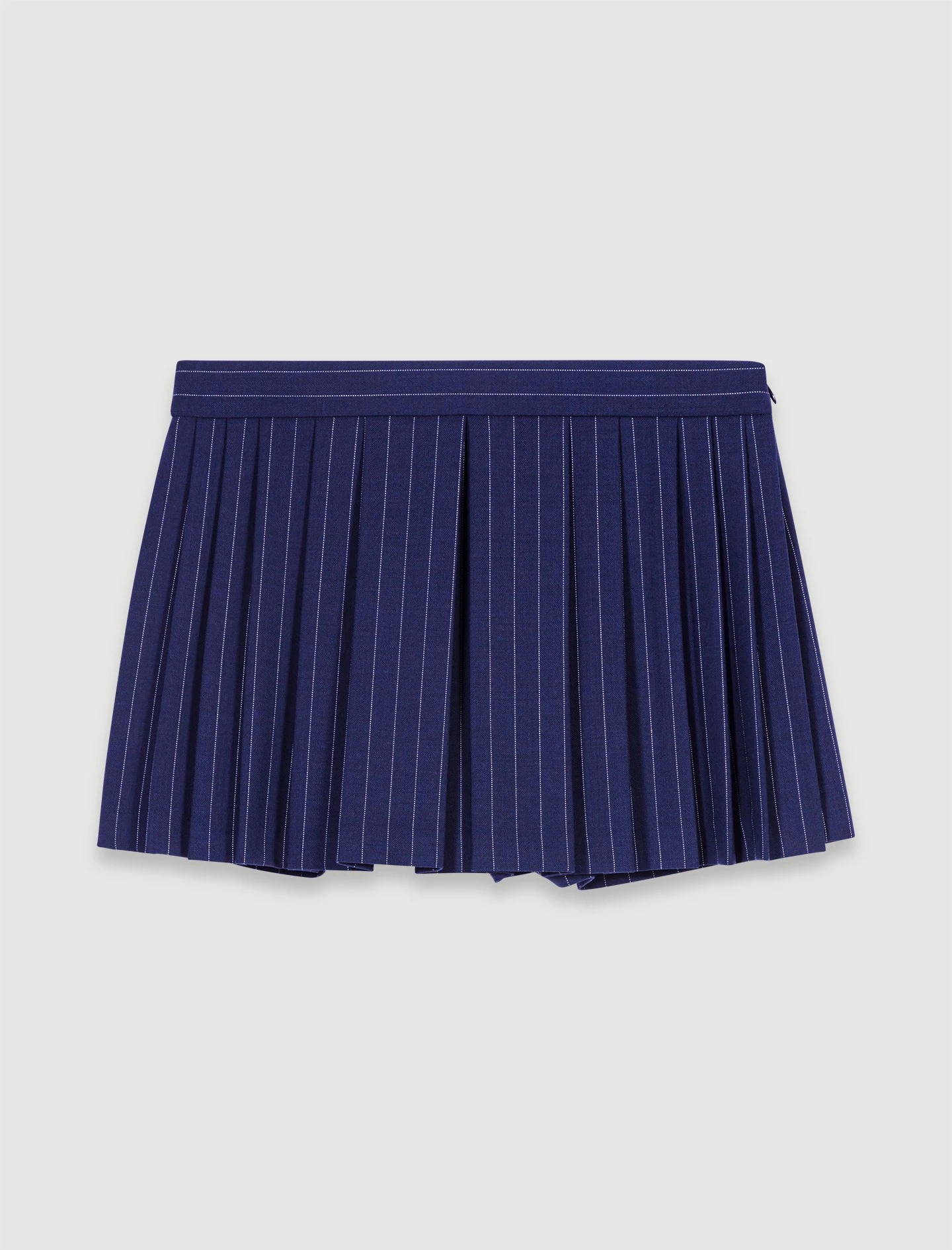 Striped layered effect shorts - Navy
