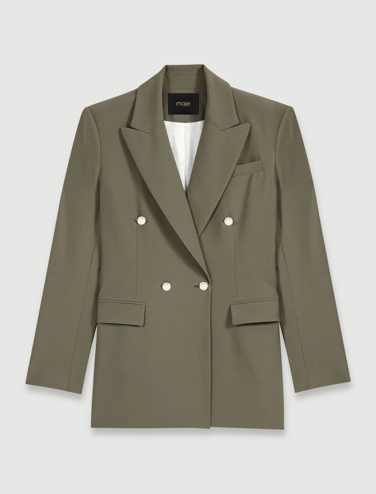Slim fit suit jacket - Khaki