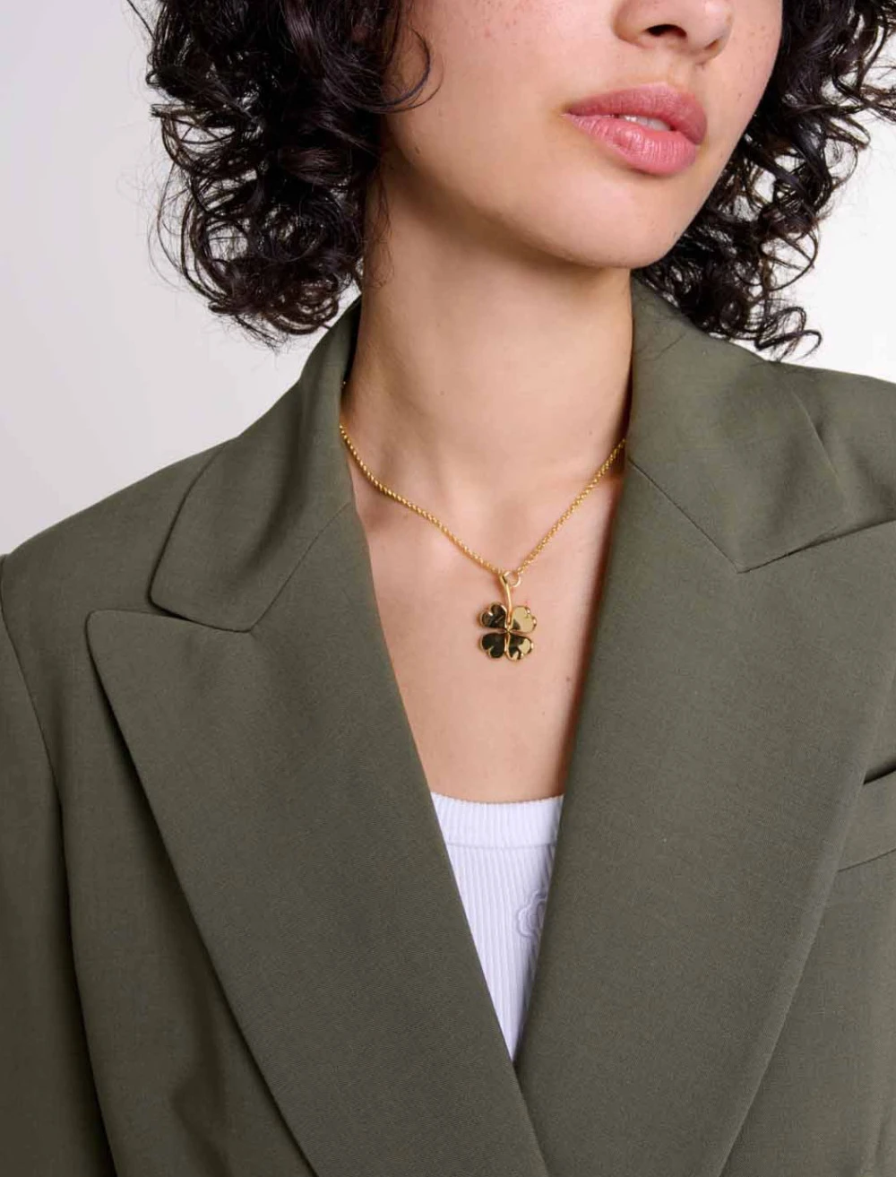 Slim fit suit jacket - Khaki