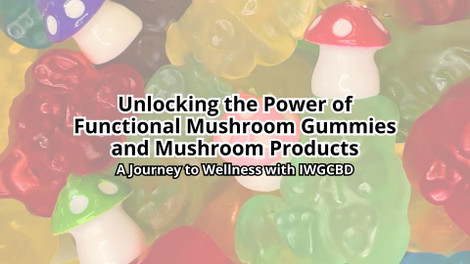 Unlocking the Power of Functional Mushroom Gummies and Mushroom Products: A Journey to Wellness with IWGCBD