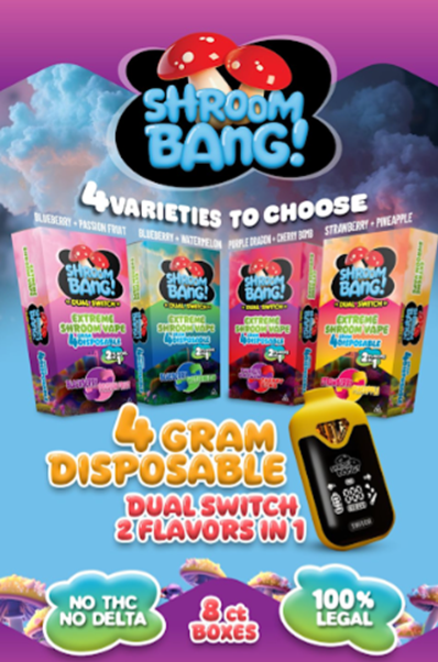 ShroomBang 4g DualSwitch Disp-8ct