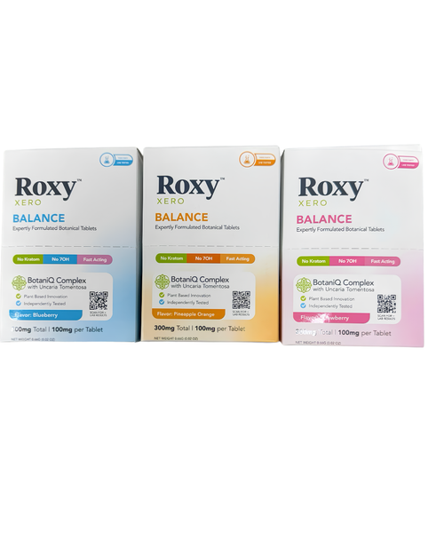 Roxy XERO 100mg 3ct 10PK (LEGAL ALL 50 STATES) (NO KRATOM OR 7OH)