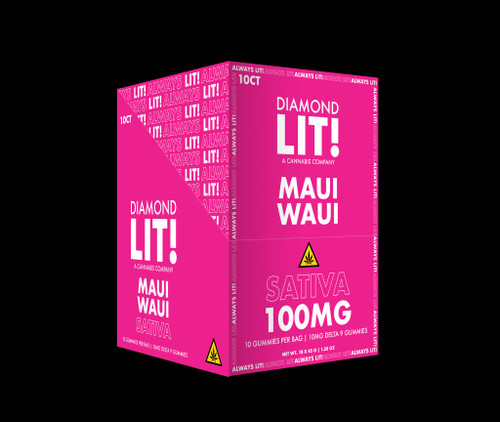 LIT THC Gummies 100MG(10 Pack)