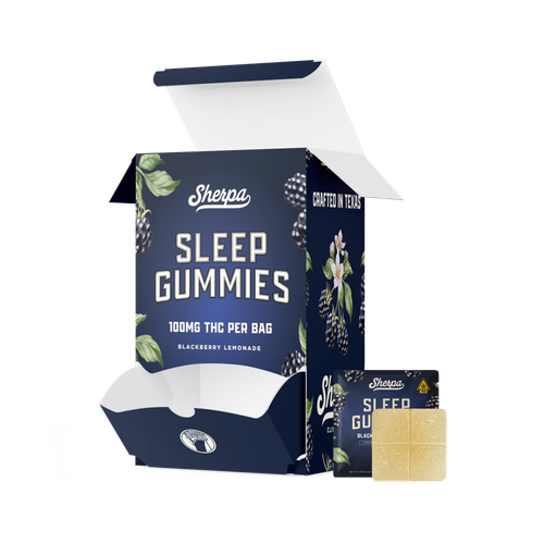 Sherpa Sleep Gummies: Blackberry Lemonade(30 Individual Gummies)