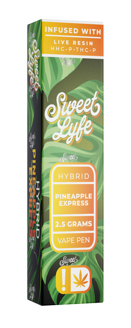 Sweet Lyfe 2.5mL Disposable Vape(D8+HHC+THCP)-6 Pack