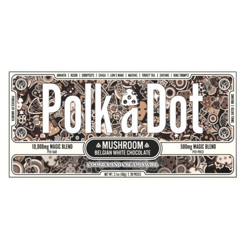 URB x Polk A Dot Mushroom Chocolate Bar – 10,000MG-10pk | IWG CBD