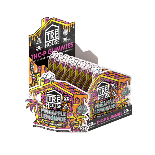 Tre House THC-P Gummies – 700MG 20CT Pineapple Lemonade