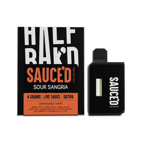 Half Bak'D FL Compliant Live Sauce 4G Disposable(5 Count Display) | IWG