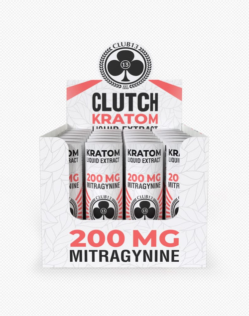 Club 13 Clutch 200 Kratom Liquid Extract 24 Pack | IWG CBD