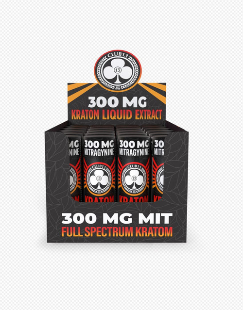 Club 13 Kratom Liquid Extract 300mg 24 Pack Club 13 Kratom Liquid Extract 300mg 24 Pack