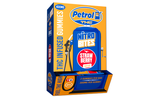 Petrol THC Nitro Bites 400mg Gummies (2-Count 25-Pack Display) | IWG CBD