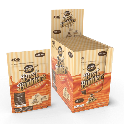 Best Budders Infused Caramels(10 Bag Display)